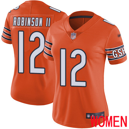 Chicago Bears Limited Orange Women Allen Robinson Alternate Jersey NFL Football #12 Vapor Untouchable->youth nfl jersey->Youth Jersey